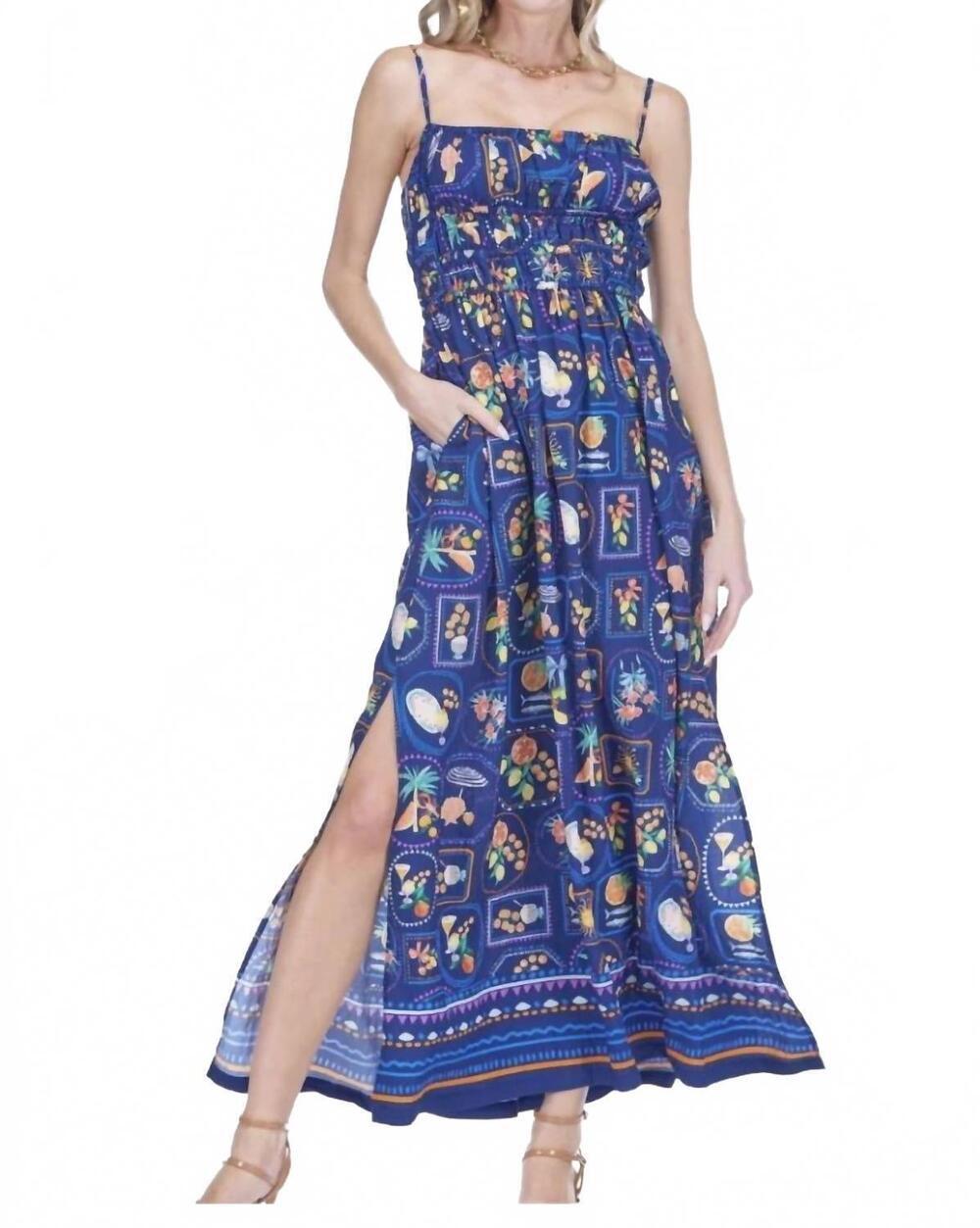 NEW JADE cinched waist maxi dress in tuscan